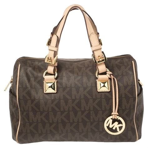 michael kors satchel used|Michael Kors discontinued satchels.